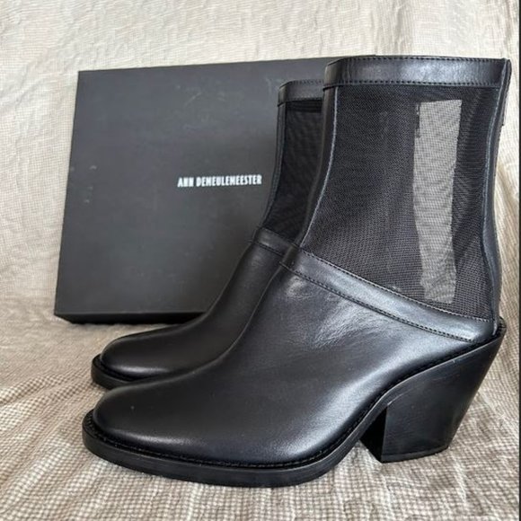 Ann Demeulemeester:  Calf Boots - black - Picture 9 of 13